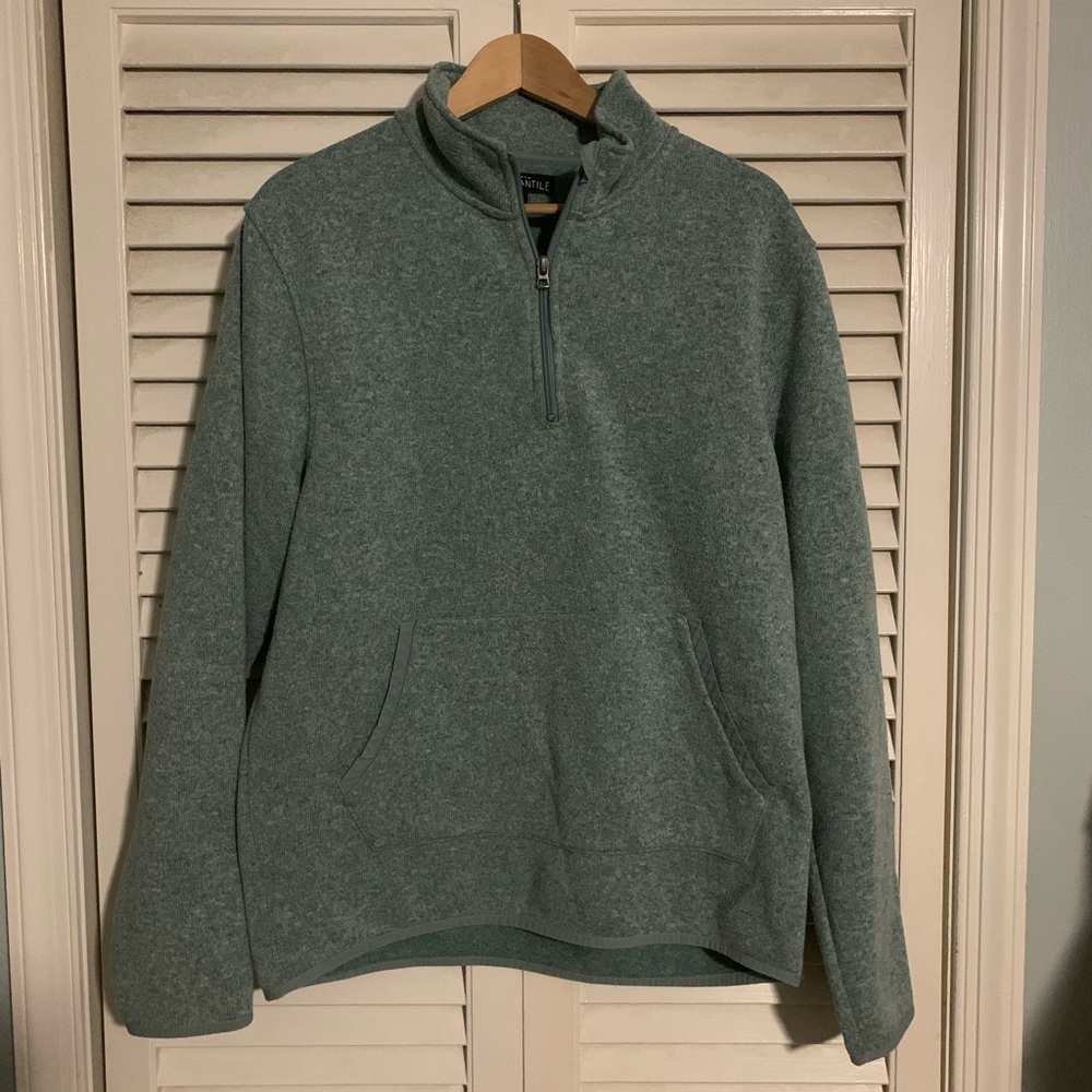 J. Crew 1/4 zip fleece shirt
